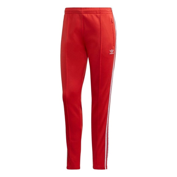 Adidas Original Red Track Pants - Picture 2 of 15